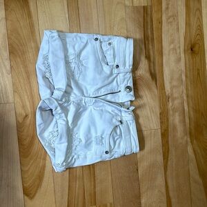 American Eagle White Shorts Size 0 Perfect Condition